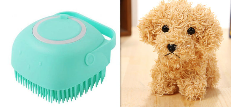 Pet Products Hot Silicone Dog Bath Brush